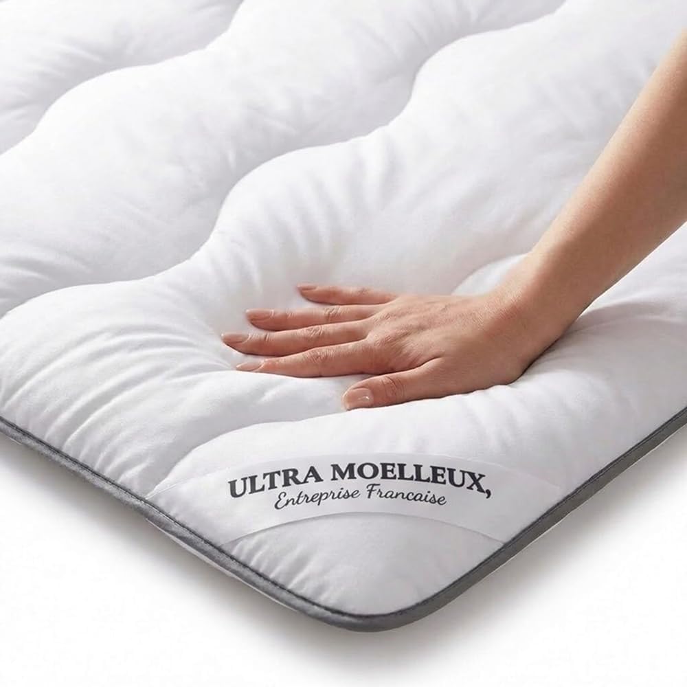 CASABEL Surmatelas Nuage 90 x 190 cm en Microfibre - Confort Optimal - Moelleux,